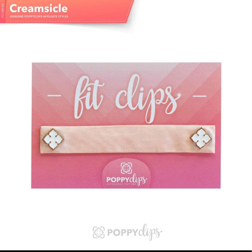 Creamsicle Fit Clips Poppy Clips